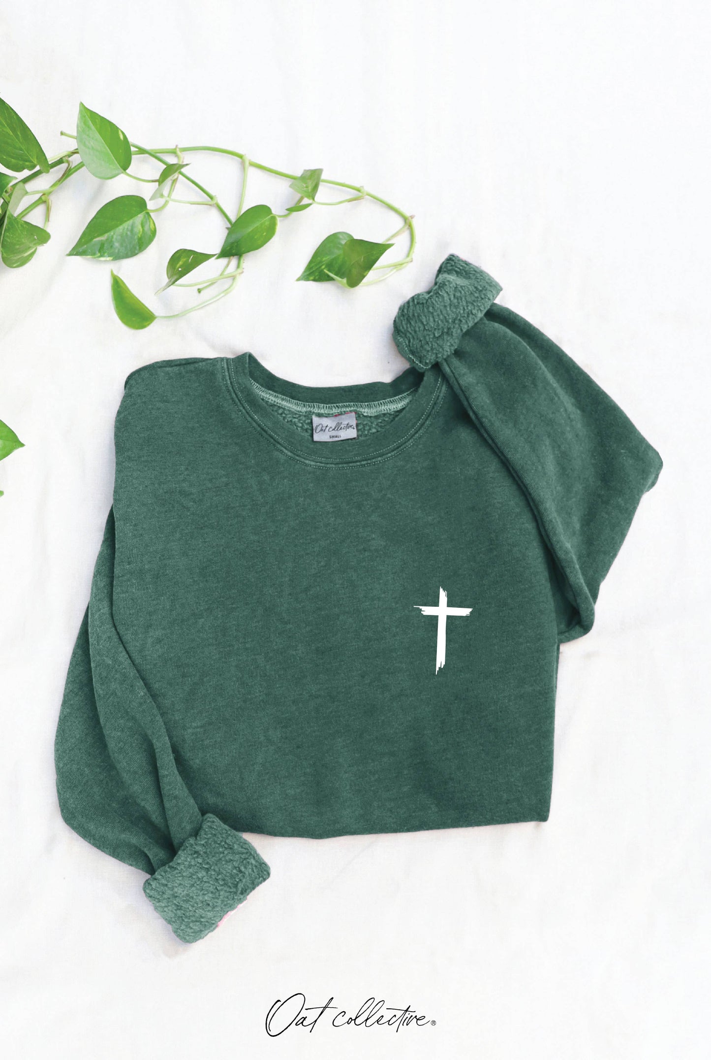 "JESUS HAS MY BACK" Graphic Sweatshirt