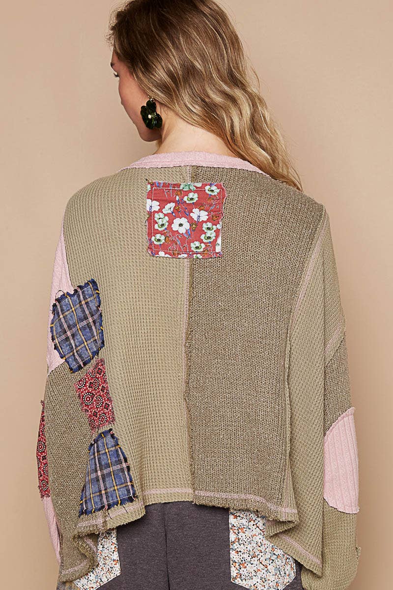 Cut & Sew Knit Sweater