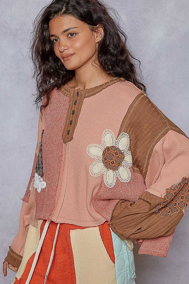 Cut & Sew Knit Sweater