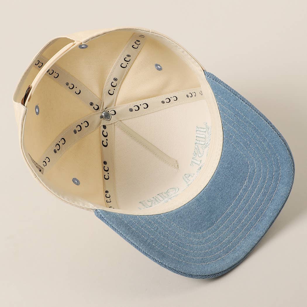'Just A Girl Who Loves Jesus' Embroidered Trucker Hat