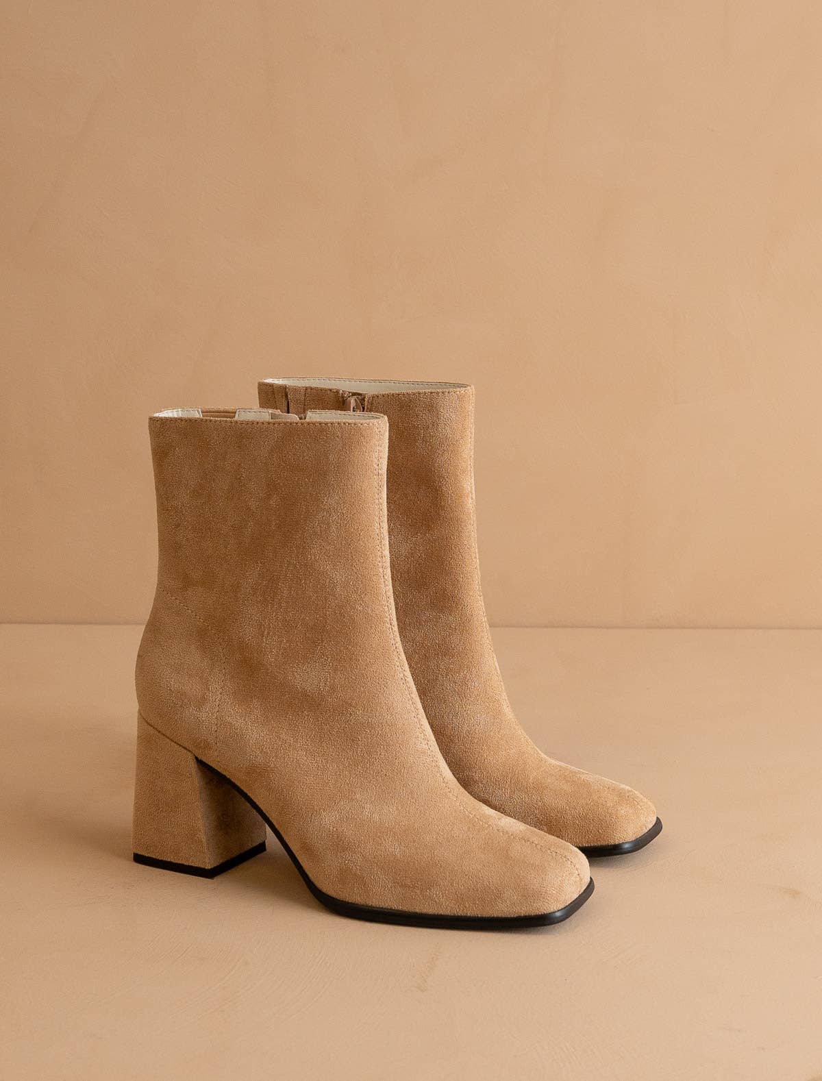 The Queens | Almond Block Bootie