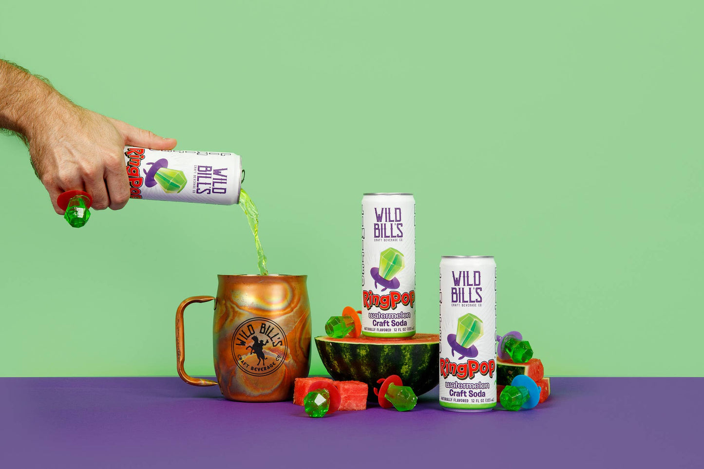 Ring Pop Watermelon Soda