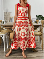 Boho Chic Floral Dress