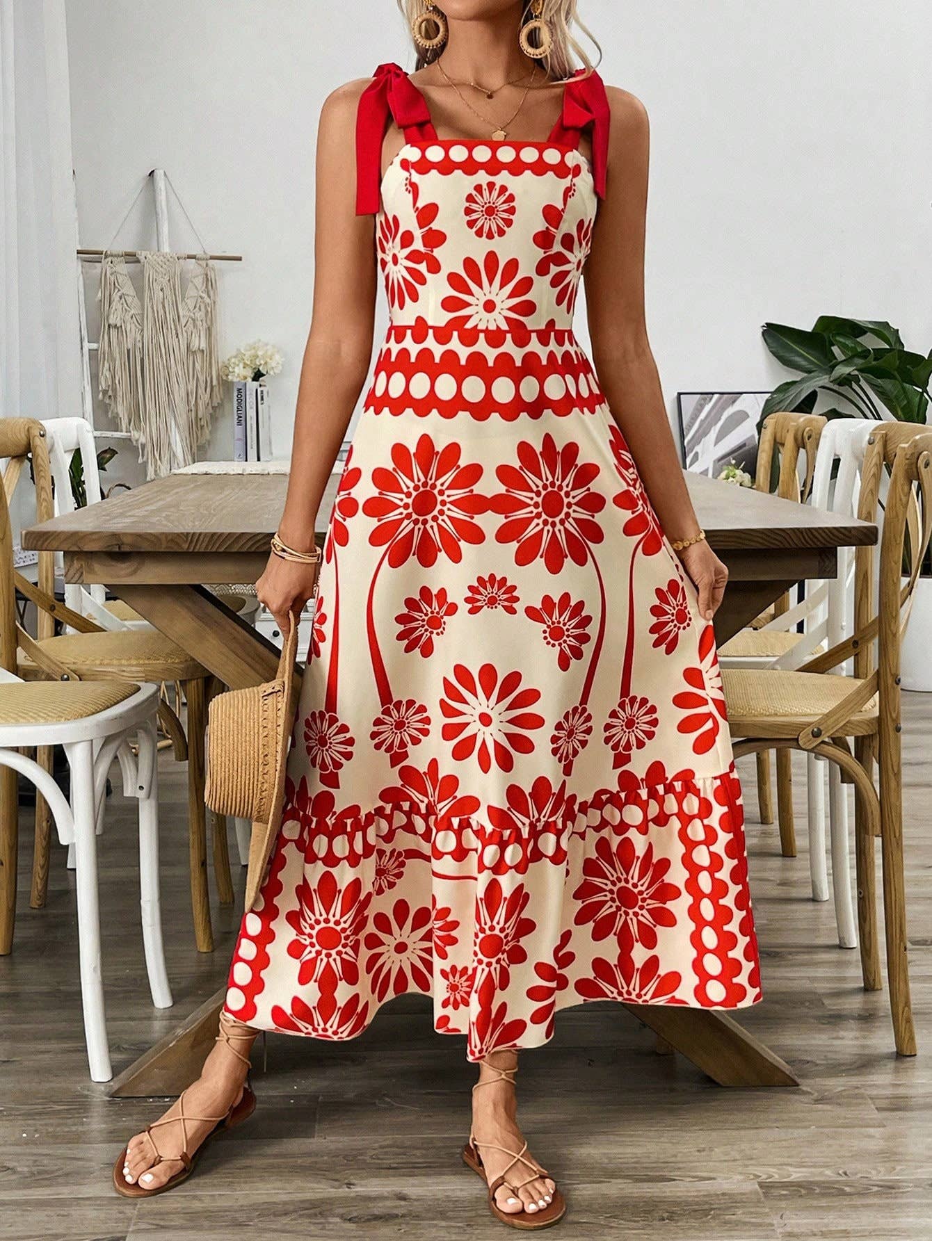 Boho Chic Floral Dress