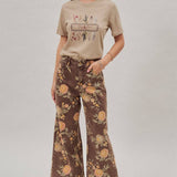 Vintage Botanical High-Rise Wide Leg Denim