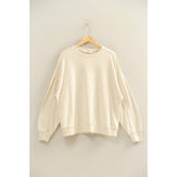 Acid Wash Oversized Sweatshirt