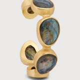Iridescent Stone Cuff Bracelet