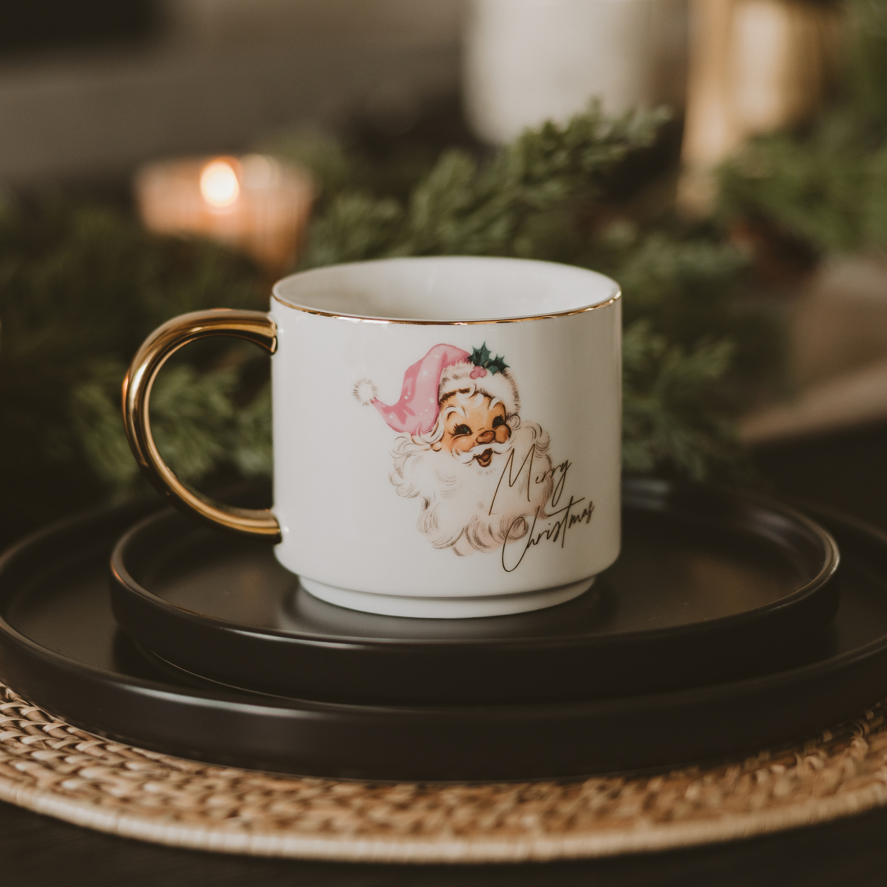 Vintage Santa Mug