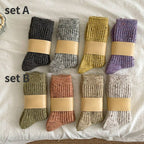4 Pair Warm Wool Blend Socks