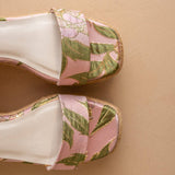 The Oceana | Rose Garden Gingham Wrap Wedge