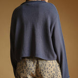 J7541   BUTTON FRONT EASY KNITTED CARDIGAN