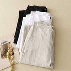 Loose Cotton Linen Trousers