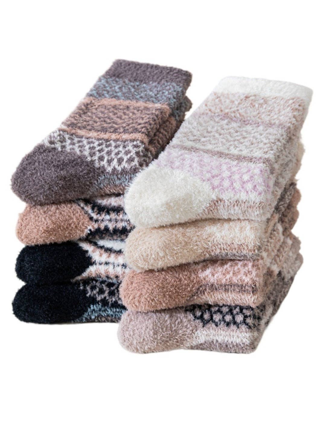 Cozy Fleece Thick Crew Socks