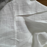 Cotton linen blend button down shirt
