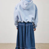 Fleece Pocket Bubble Hoodie