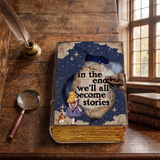 Leather Journal In the end we become stories