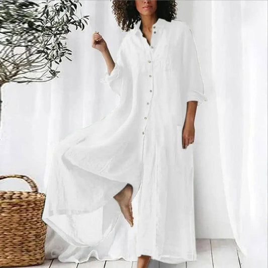 Cotton Linen Oversized Romper