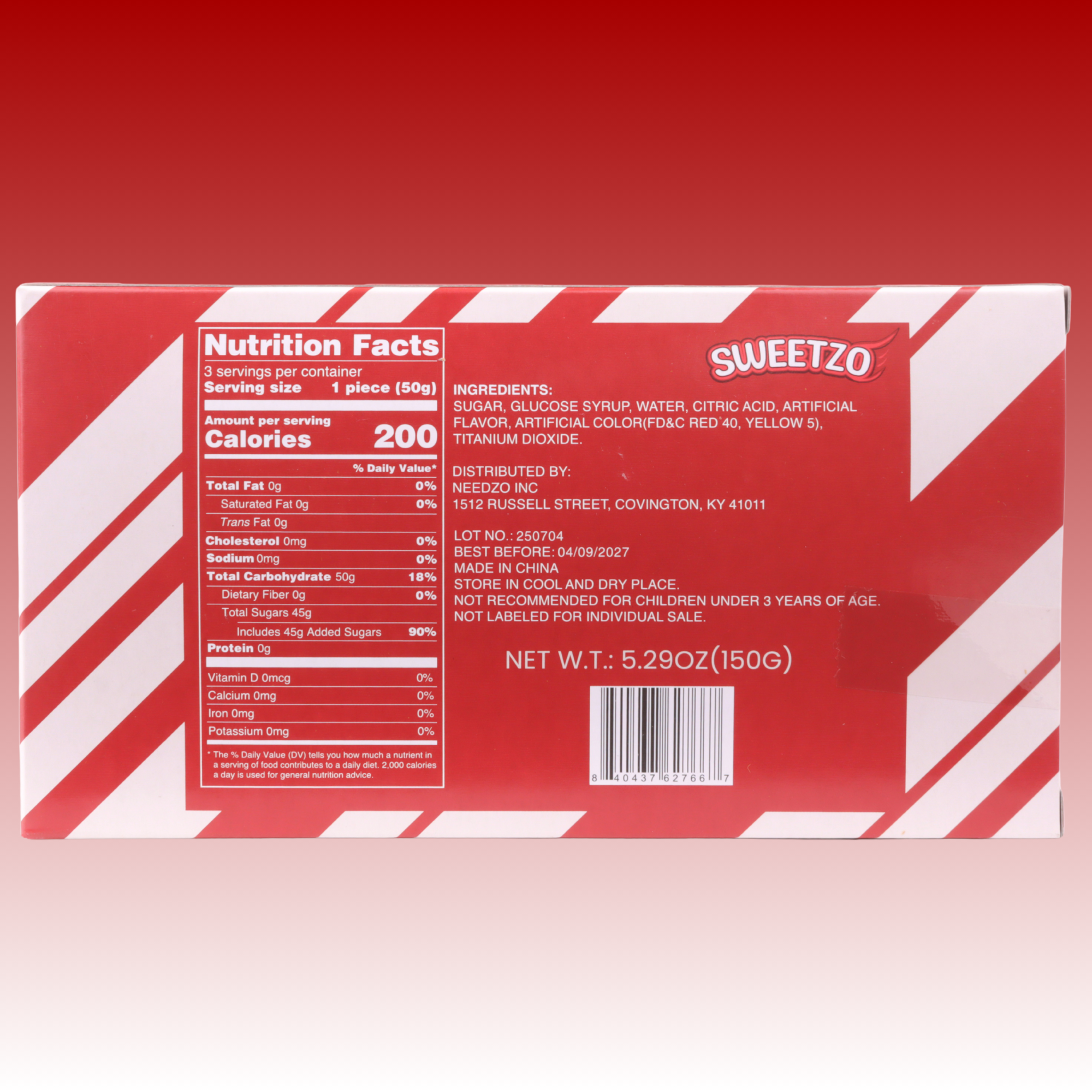 Edible Candy Cane Shot Glasses