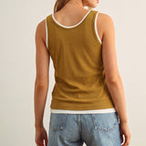 ET7509   ESSENTIAL DOUBLE LAYERED SLEEVELESS RACER BACK TOP