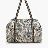 Tropical Leopard Embellished Tote