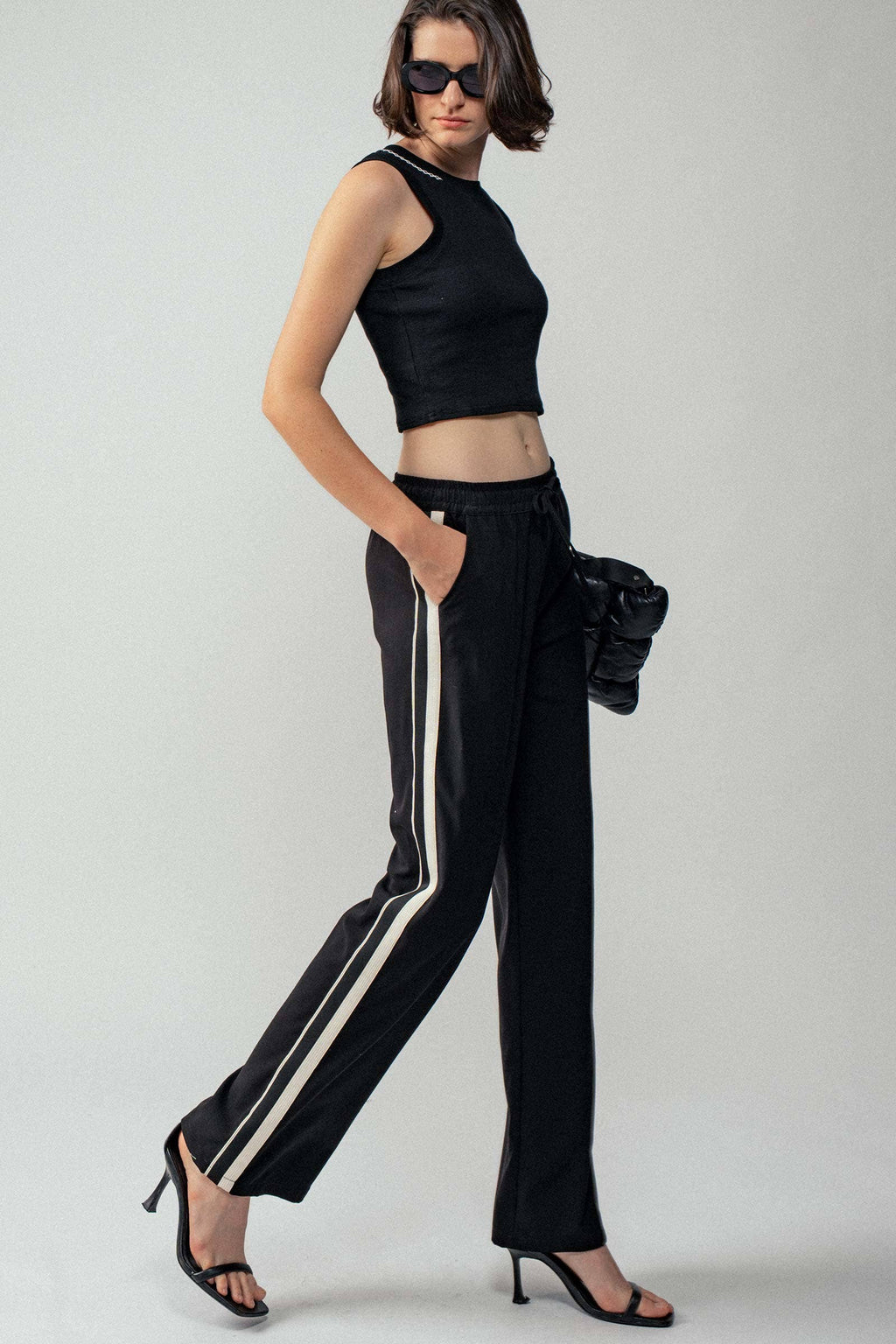 Sporty Stripe Maxi Pants