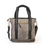 Spider Mums Recycled Canvas Crossbody Tote