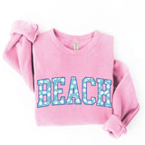 BEACH WITH PATTERN Graphic Sweatshirt