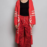 love & peace cardigan