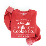 "THE NORTH POLE MILK AND COOKIE CO." Sweatshirt