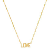 Gold Vermeil Love Necklace