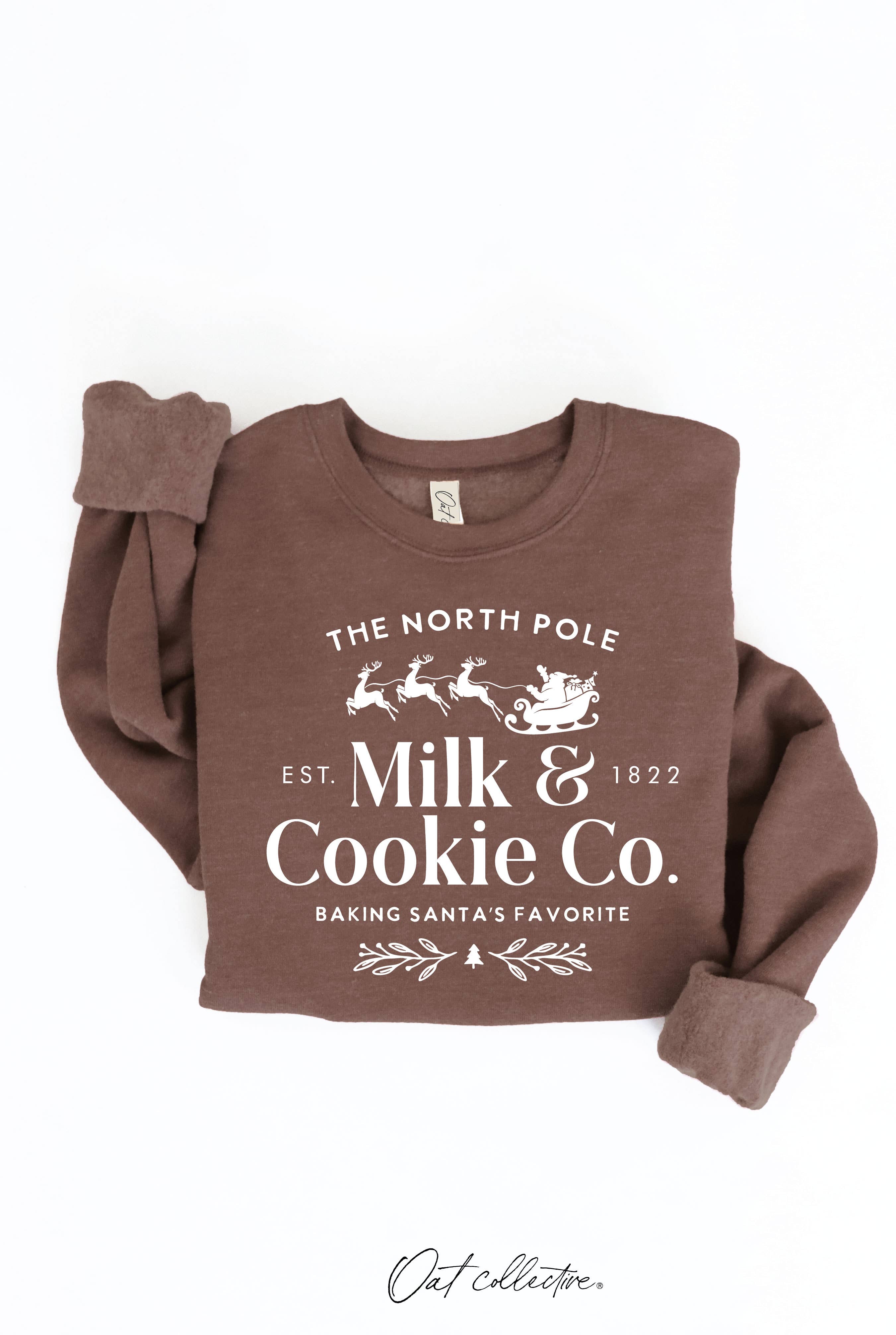 "THE NORTH POLE MILK AND COOKIE CO." Sweatshirt