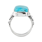 Compressed Mojave Turquoise Ring