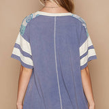 Oversize "91" Patch Top