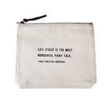 Life Itself (Hans Christian Andersen) Canvas Zip Bag