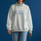 IT2594-JESUS | 'JESUS & GOD IS GOOD' Reversible Sweatshirt