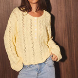 CABLE KNIT SWEATER TOP