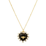 Heart Bee Necklace