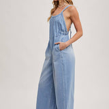 Denim Overall Jumpsuit