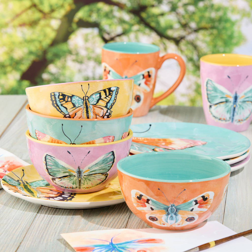 Butterflies Ice Cream Bowls