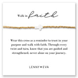 Intentions Cord Bracelet-Cross, Inspirational Gift Jewelry