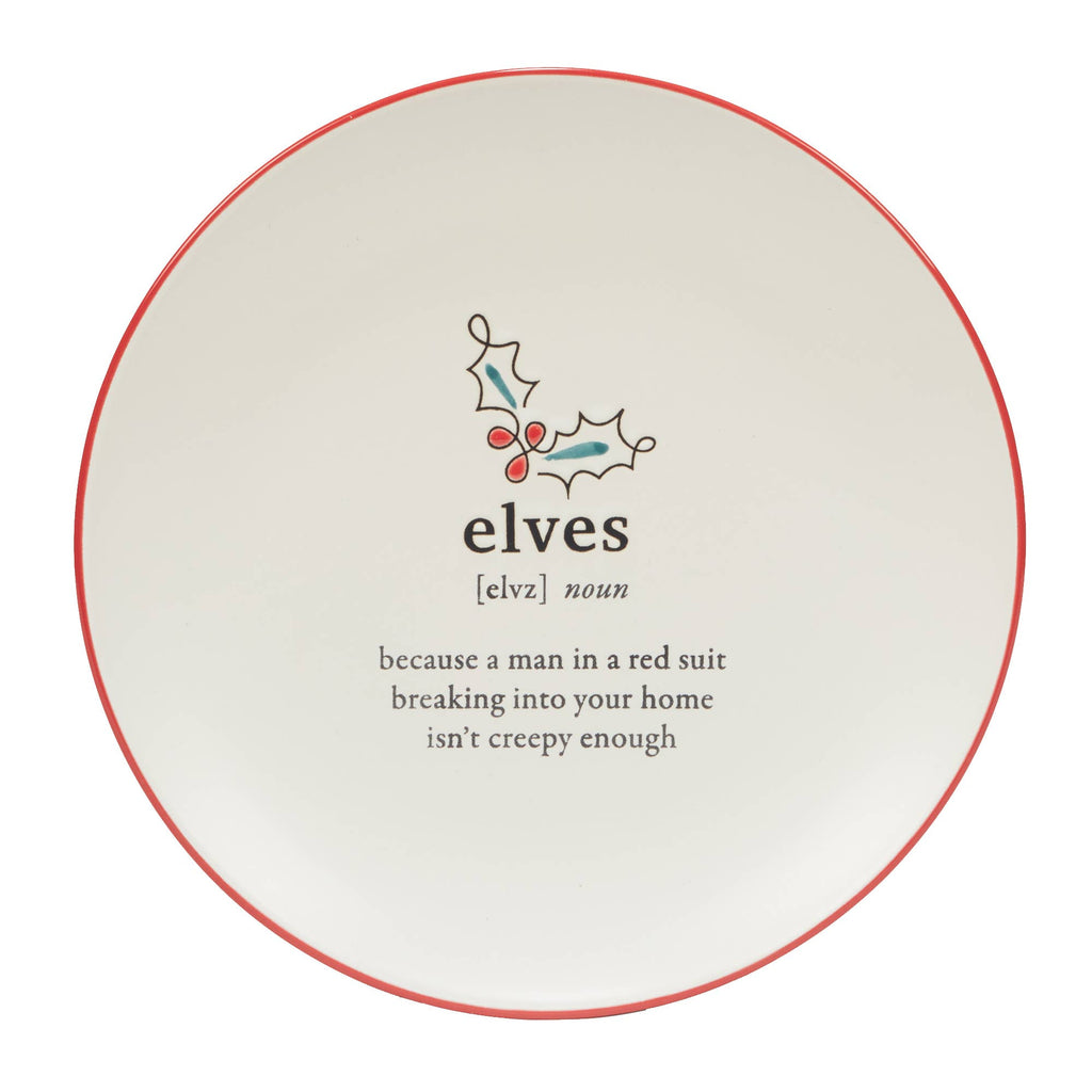 Christmas Sayings Dessert Plates