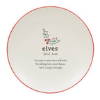 Christmas Sayings Dessert Plates