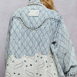 Lace Paneled Jacket