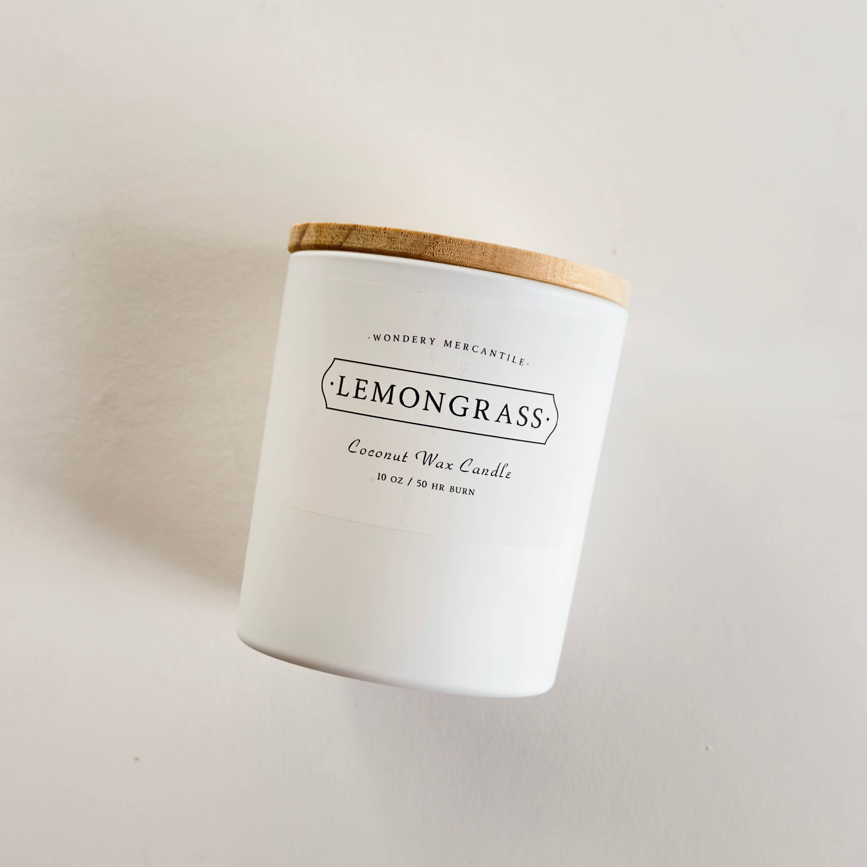 Lemongrass Coconut Wax Candle | Clove, Lime, Cedar