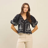 Embroidered blouse