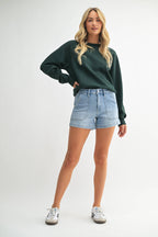 Light Wash Utility Short
