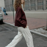 The Asher Sweater | Oversized Cropped Sweater