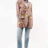 Sudden Sensation Blazer | Pink Jacket | Embroidered Jacket