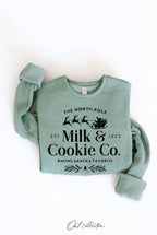 "THE NORTH POLE MILK AND COOKIE CO." Sweatshirt