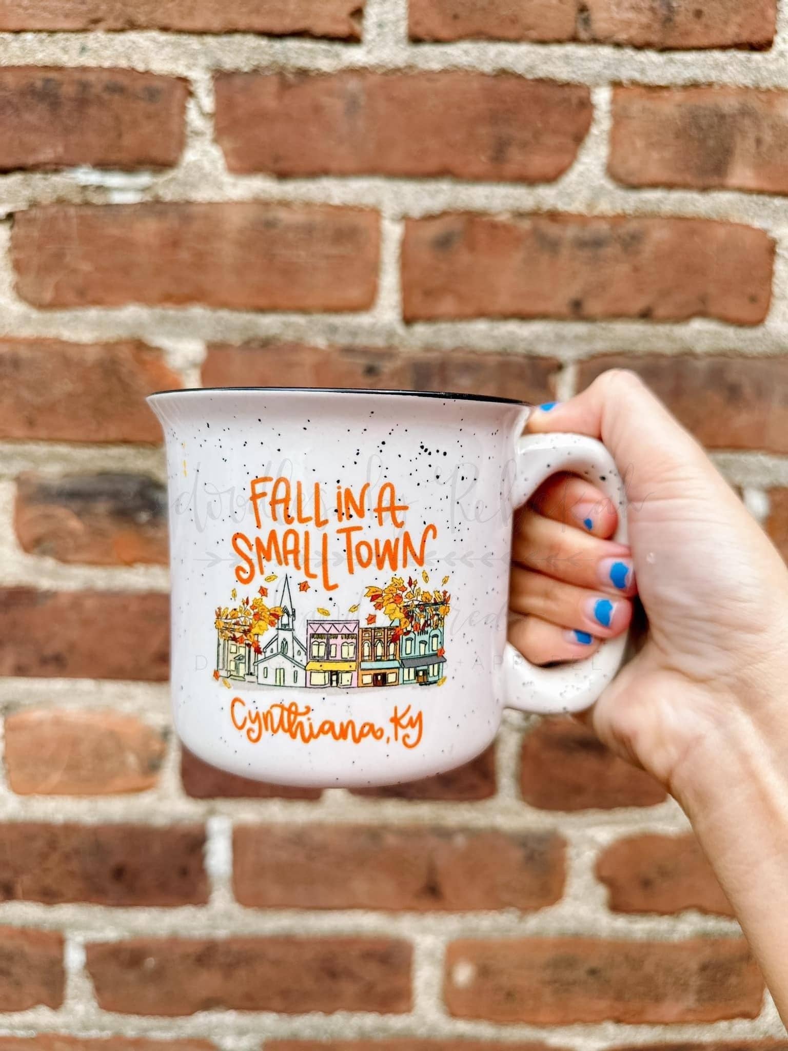 "Fall In A Small Town" Mug
